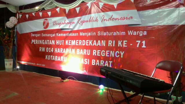 Sewa Organ Tunggal Event HUT RI 71th Harapan Baru Regency