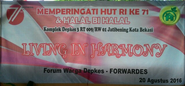 Sewa Organ Tunggal Peringatan HUT RI 71th Warga Komplek Depkes 3 Bekasi