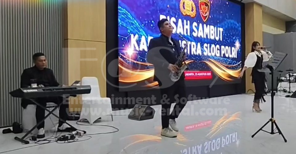 Sewa Organ Tunggal Elegan Saxophone Sertijab di Slog Polri Jakarta