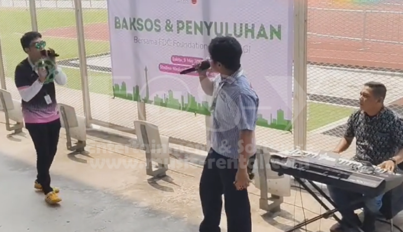 Sewa Organ Tunggal Baksos dan Penyuluhan FDC di GBK